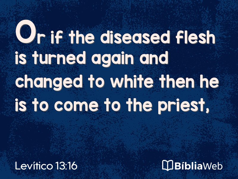 Levítico 13:16 em imagem para compartilhar