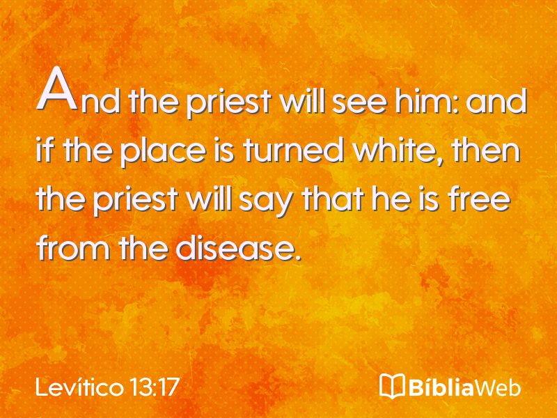 Levítico 13:17 em imagem para compartilhar