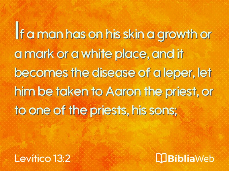 Levítico 13:2 em imagem para compartilhar