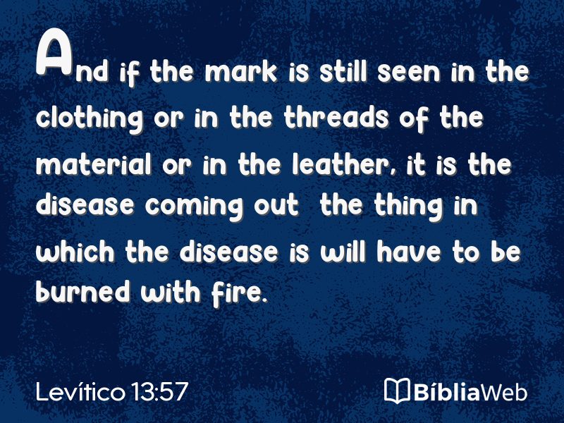 Levítico 13:57 em imagem para compartilhar