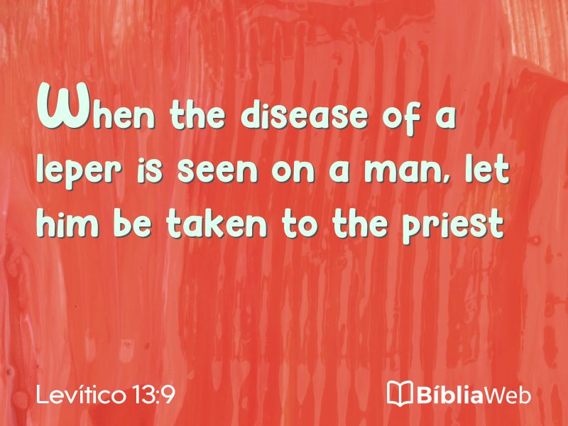 Levítico 13:9 em imagem para compartilhar