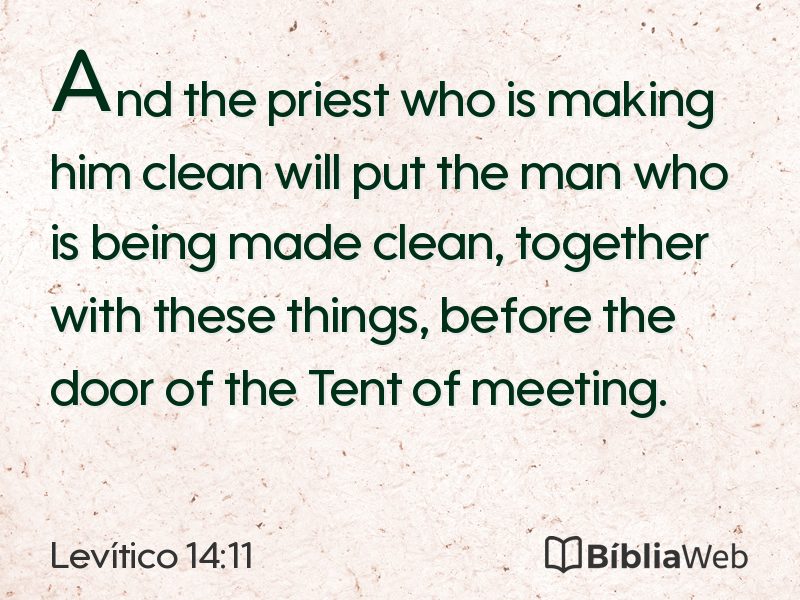Levítico 14:11 em imagem para compartilhar