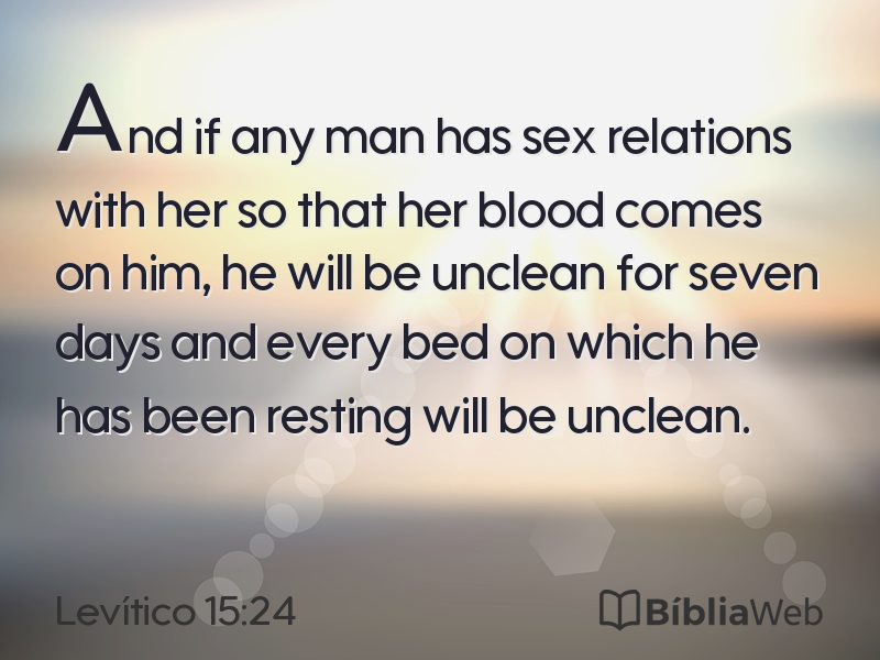 Levítico 15:24 em imagem para compartilhar