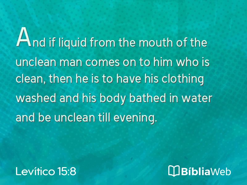 Levítico 15:8 em imagem para compartilhar