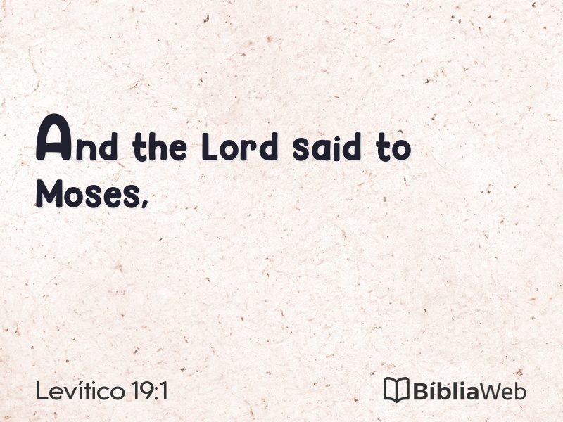 Levítico 19:1 em imagem para compartilhar