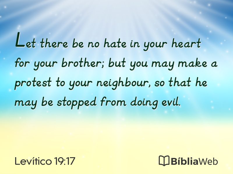 Levítico 19:17 em imagem para compartilhar