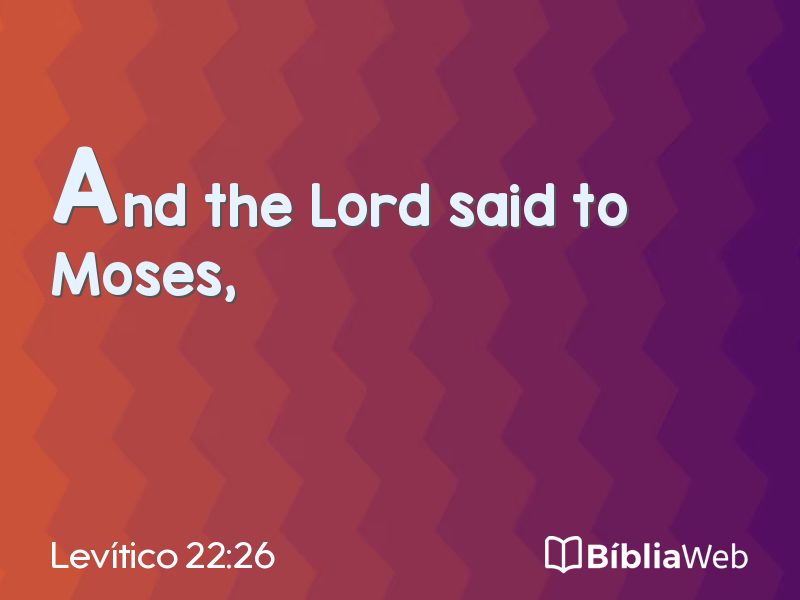 Levítico 22:26 em imagem para compartilhar
