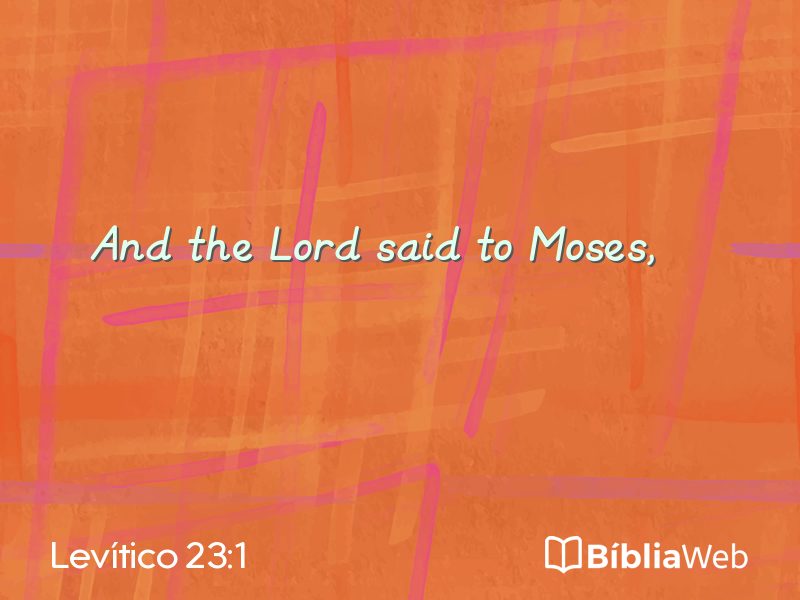 Levítico 23:1 em imagem para compartilhar