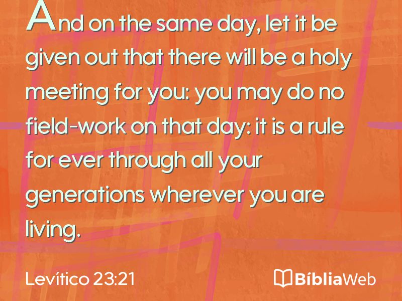 Levítico 23:21 em imagem para compartilhar