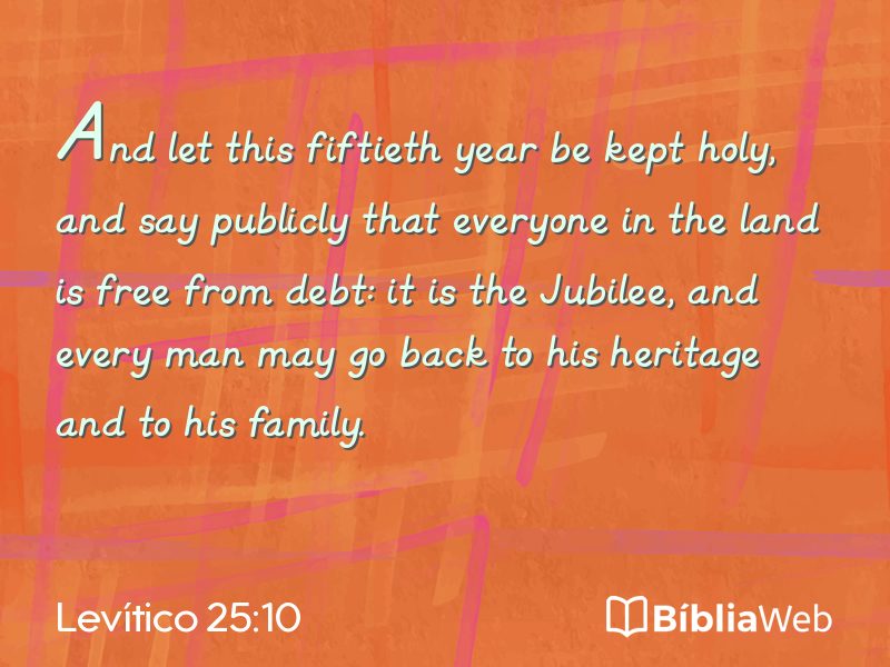 Levítico 25:10 em imagem para compartilhar