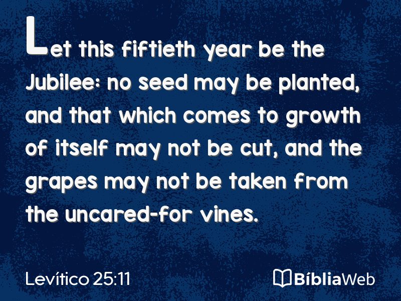 Levítico 25:11 em imagem para compartilhar