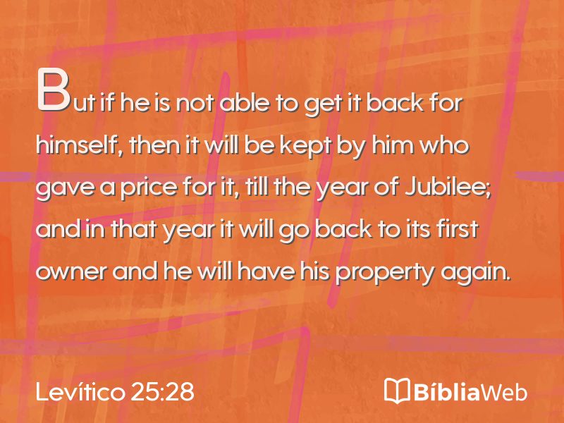 Levítico 25:28 em imagem para compartilhar