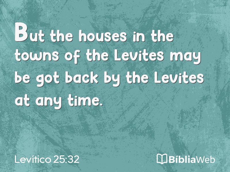 Levítico 25:32 em imagem para compartilhar