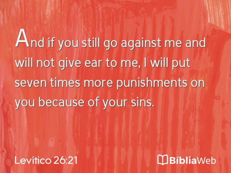 Levítico 26:21 em imagem para compartilhar