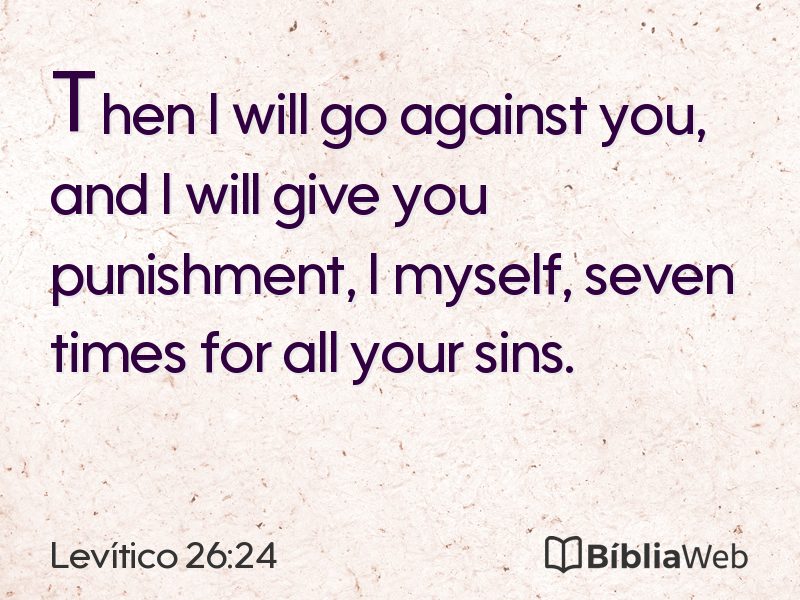 Levítico 26:24 em imagem para compartilhar