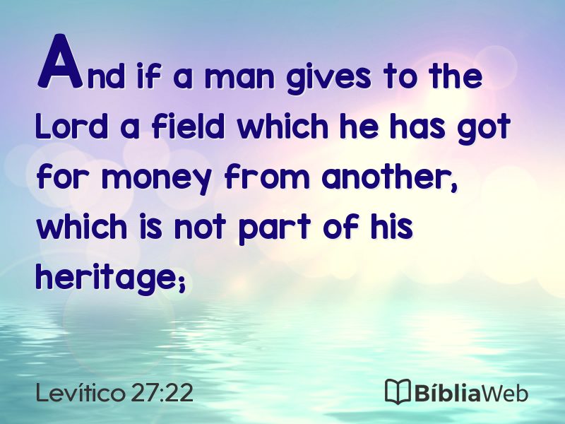 Levítico 27:22 em imagem para compartilhar