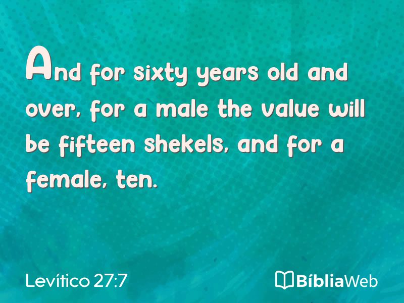 Levítico 27:7 em imagem para compartilhar