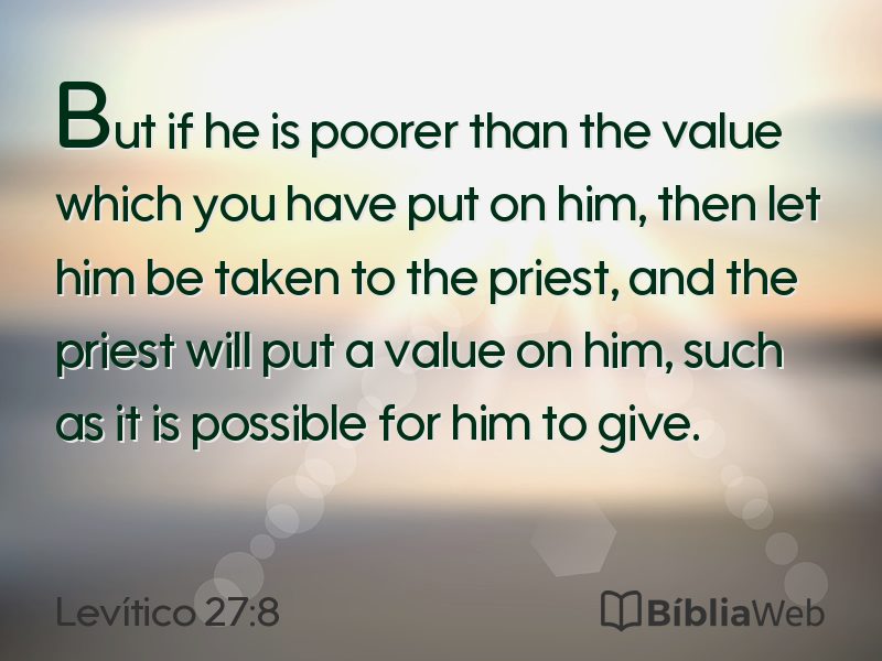 Levítico 27:8 em imagem para compartilhar