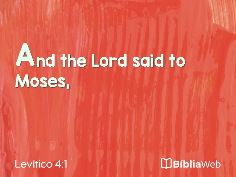 Levítico 4:1 em imagem para compartilhar