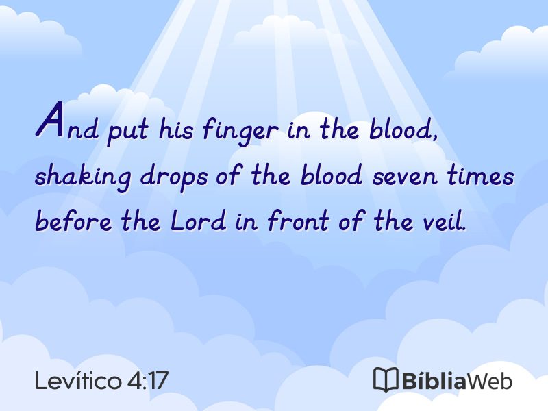 Levítico 4:17 em imagem para compartilhar