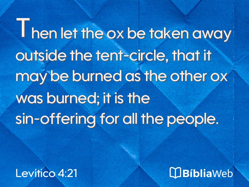 Levítico 4:21 em imagem para compartilhar