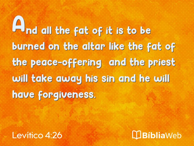Levítico 4:26 em imagem para compartilhar