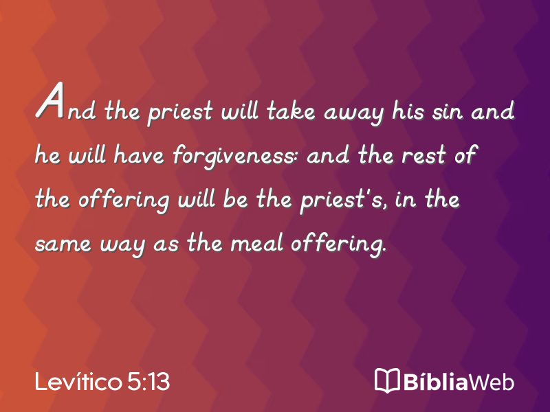 Levítico 5:13 em imagem para compartilhar