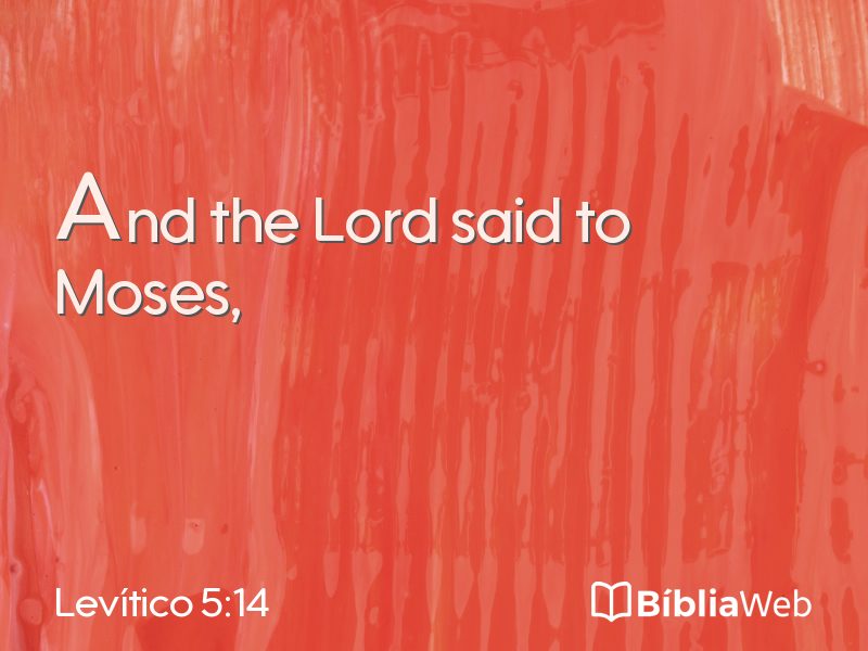 Levítico 5:14 em imagem para compartilhar