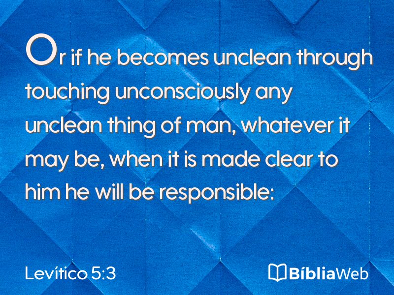 Levítico 5:3 em imagem para compartilhar