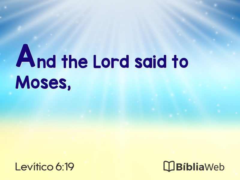 Levítico 6:19 em imagem para compartilhar