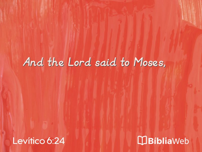 Levítico 6:24 em imagem para compartilhar