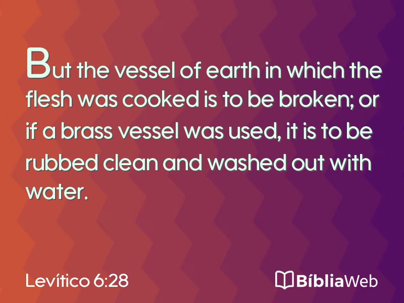 Levítico 6:28 em imagem para compartilhar