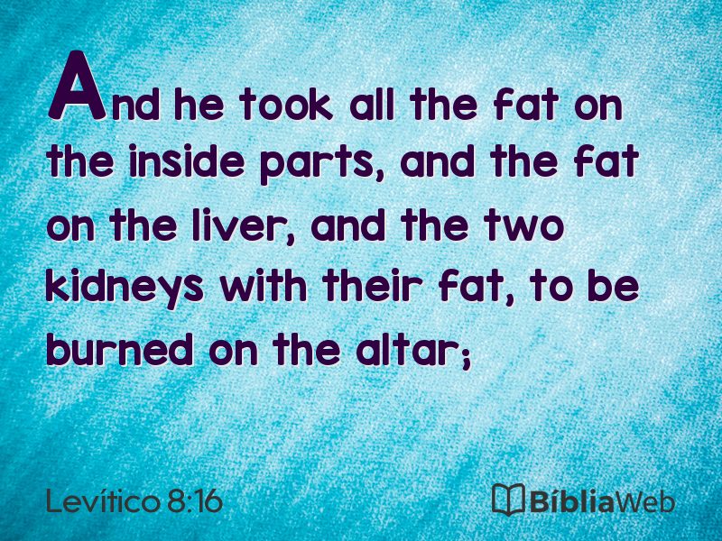 Levítico 8:16 em imagem para compartilhar