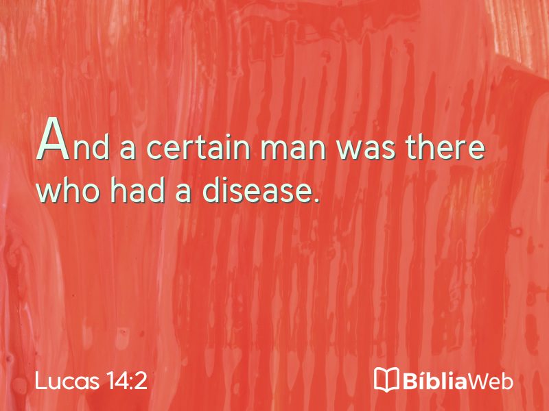 Lucas 14:2 em imagem para compartilhar