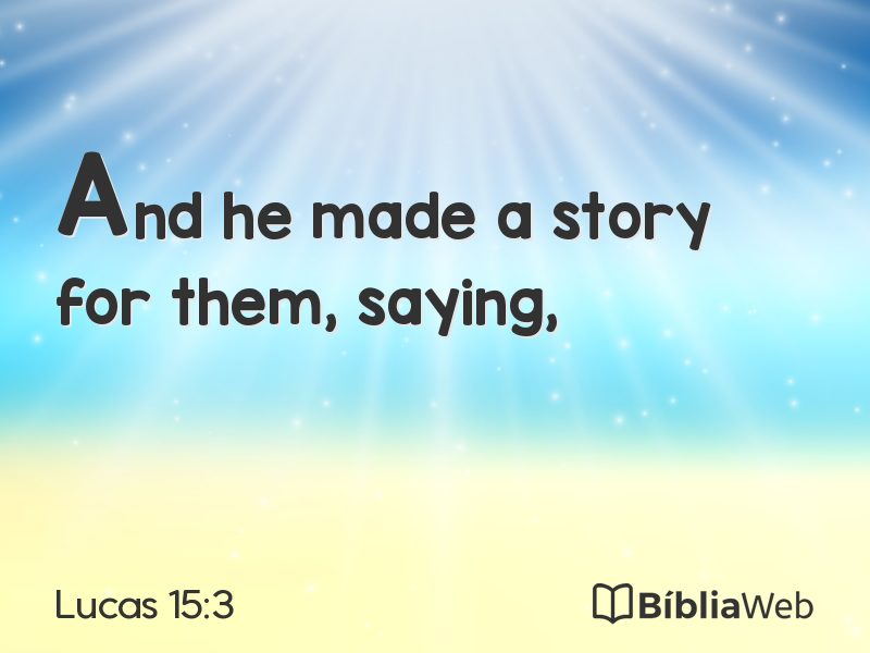 Lucas 15:3 em imagem para compartilhar