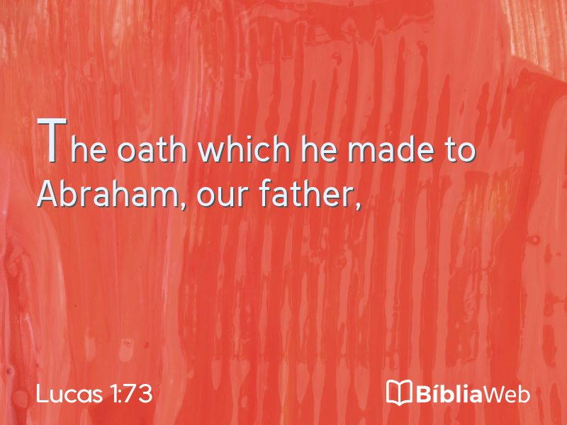 Lucas 1:73 em imagem para compartilhar