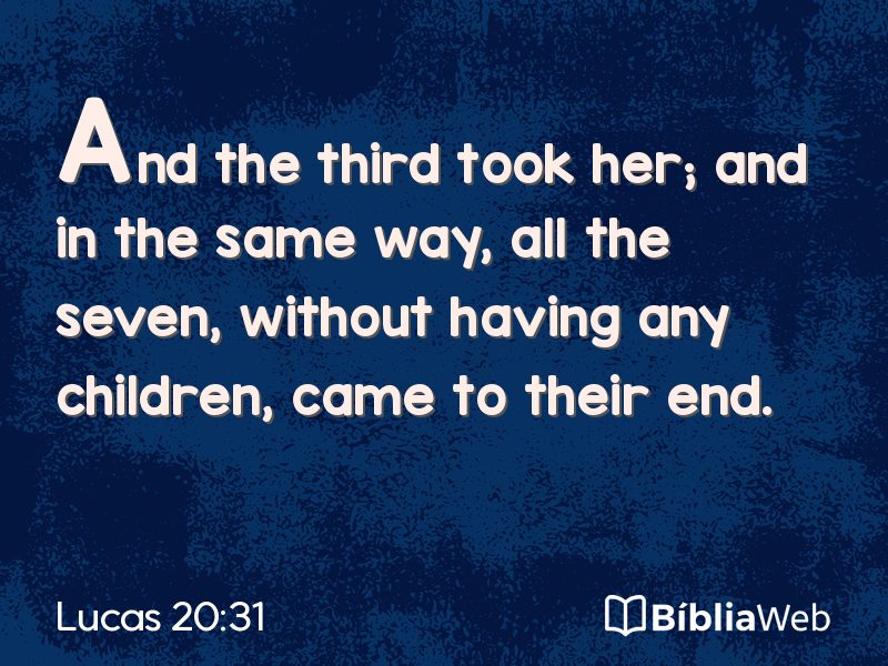Lucas 20:31 em imagem para compartilhar