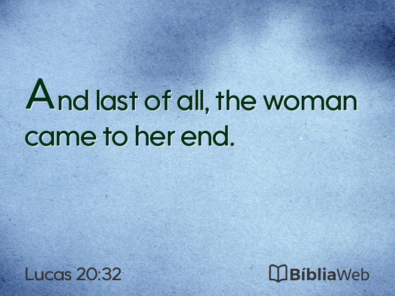 Lucas 20:32 em imagem para compartilhar