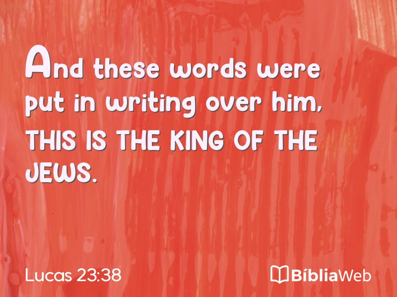 Lucas 23:38 em imagem para compartilhar