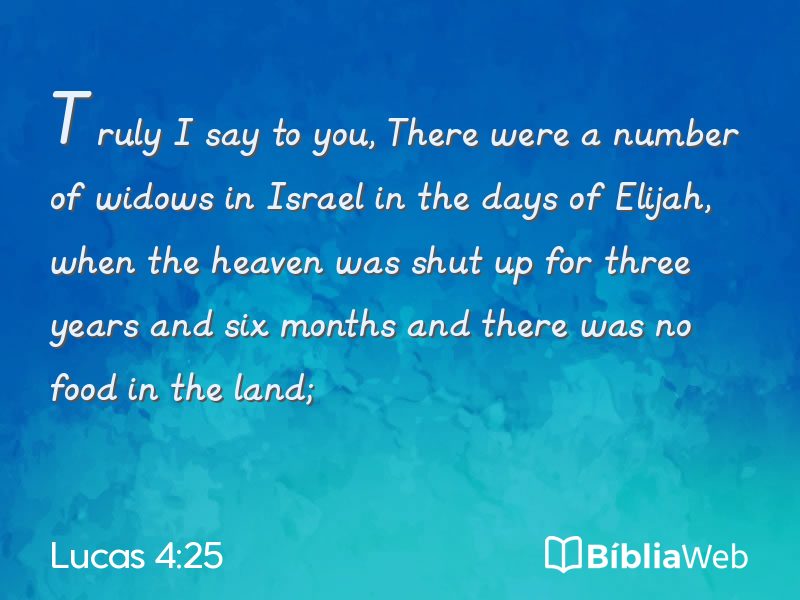 Lucas 4:25 em imagem para compartilhar