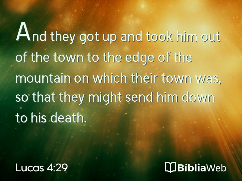 Lucas 4:29 em imagem para compartilhar