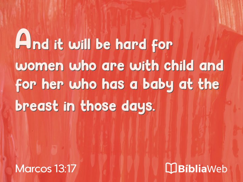 Marcos 13:17 em imagem para compartilhar