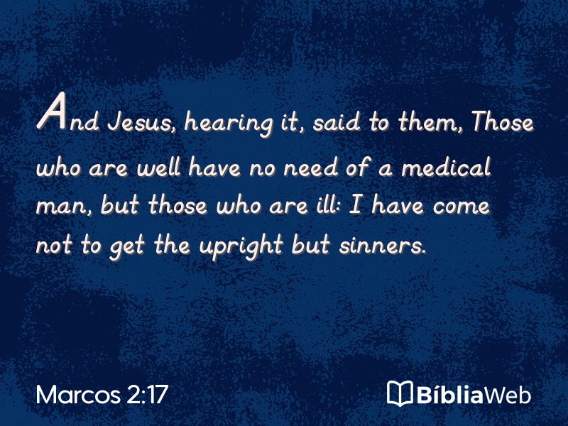 Marcos 2:17 em imagem para compartilhar