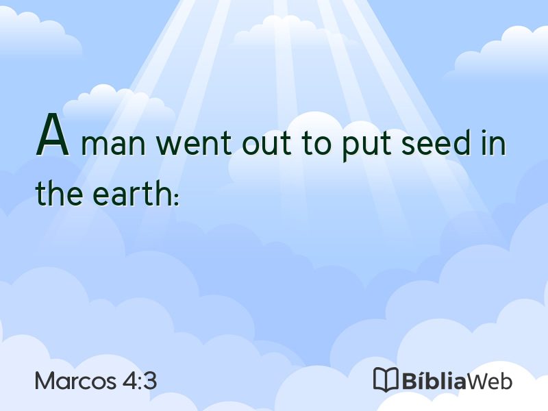 Marcos 4:3 em imagem para compartilhar
