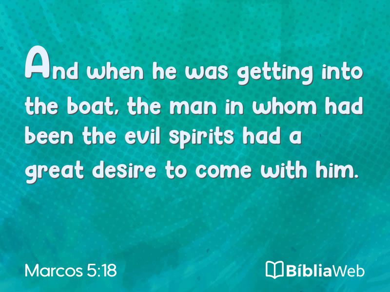Marcos 5:18 em imagem para compartilhar
