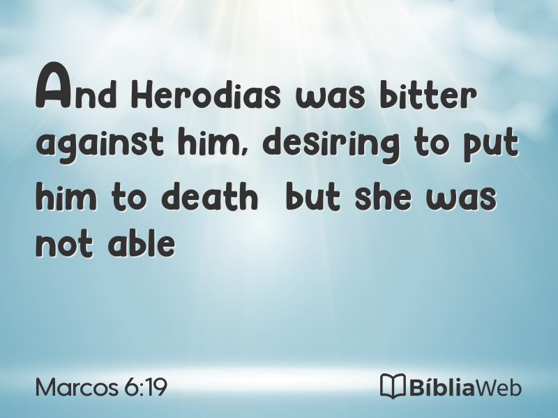 Marcos 6:19 em imagem para compartilhar
