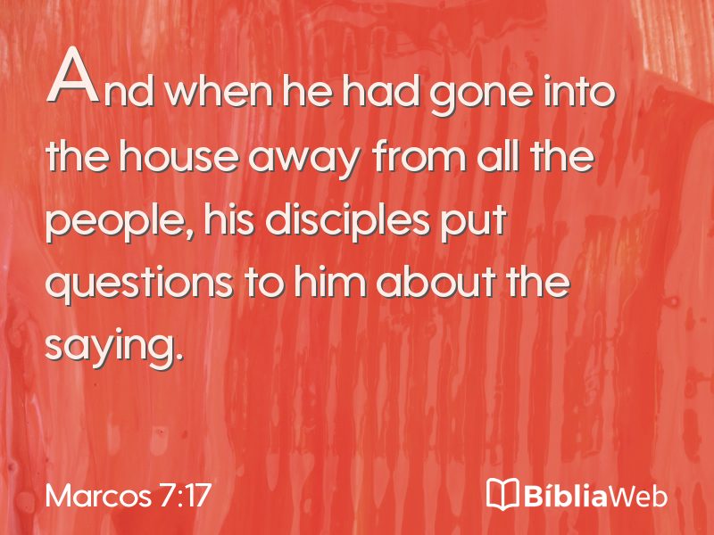 Marcos 7:17 em imagem para compartilhar