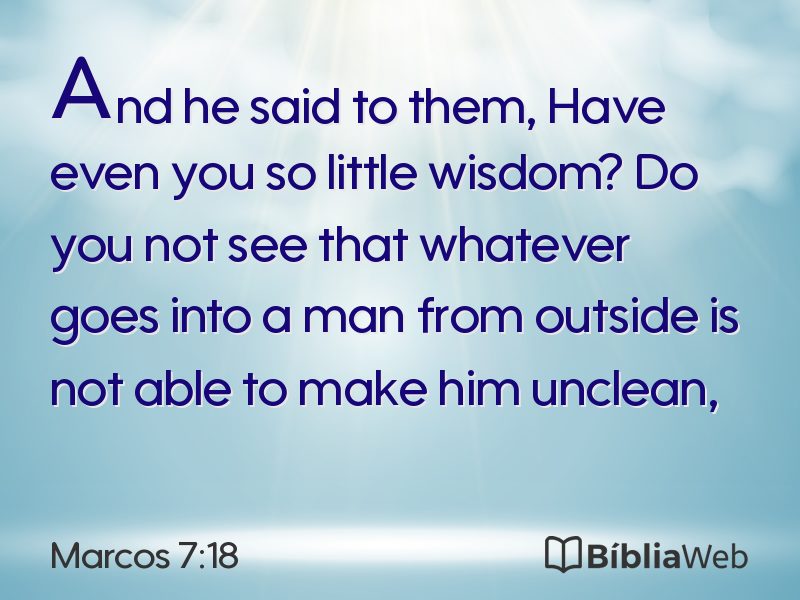 Marcos 7:18 em imagem para compartilhar