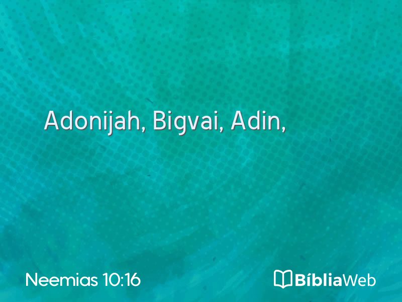 Neemias 10:16 em imagem para compartilhar