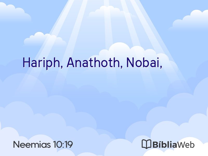 Neemias 10:19 em imagem para compartilhar